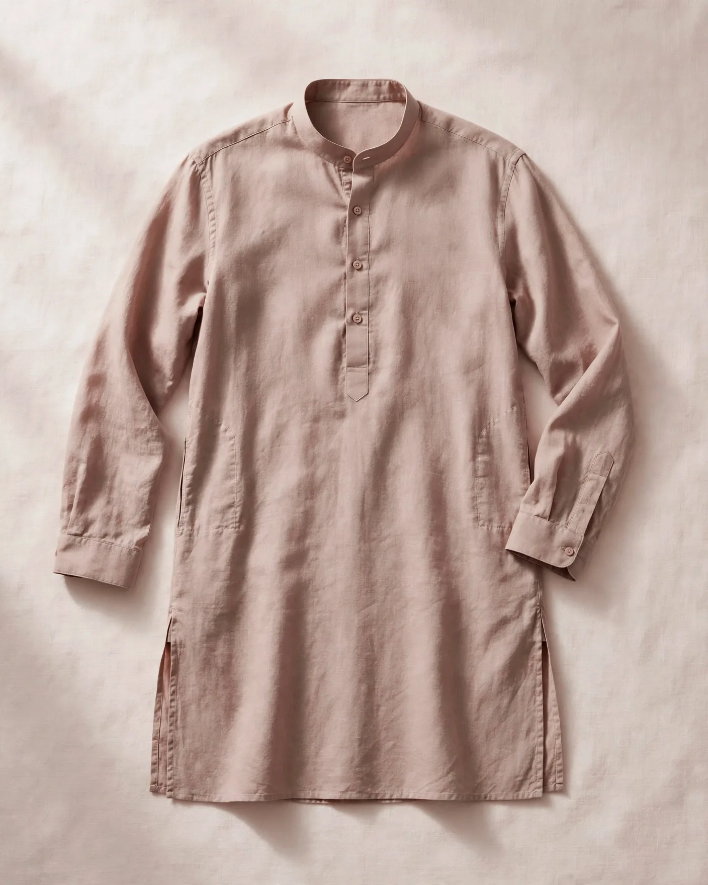 Beige Classic Kurta