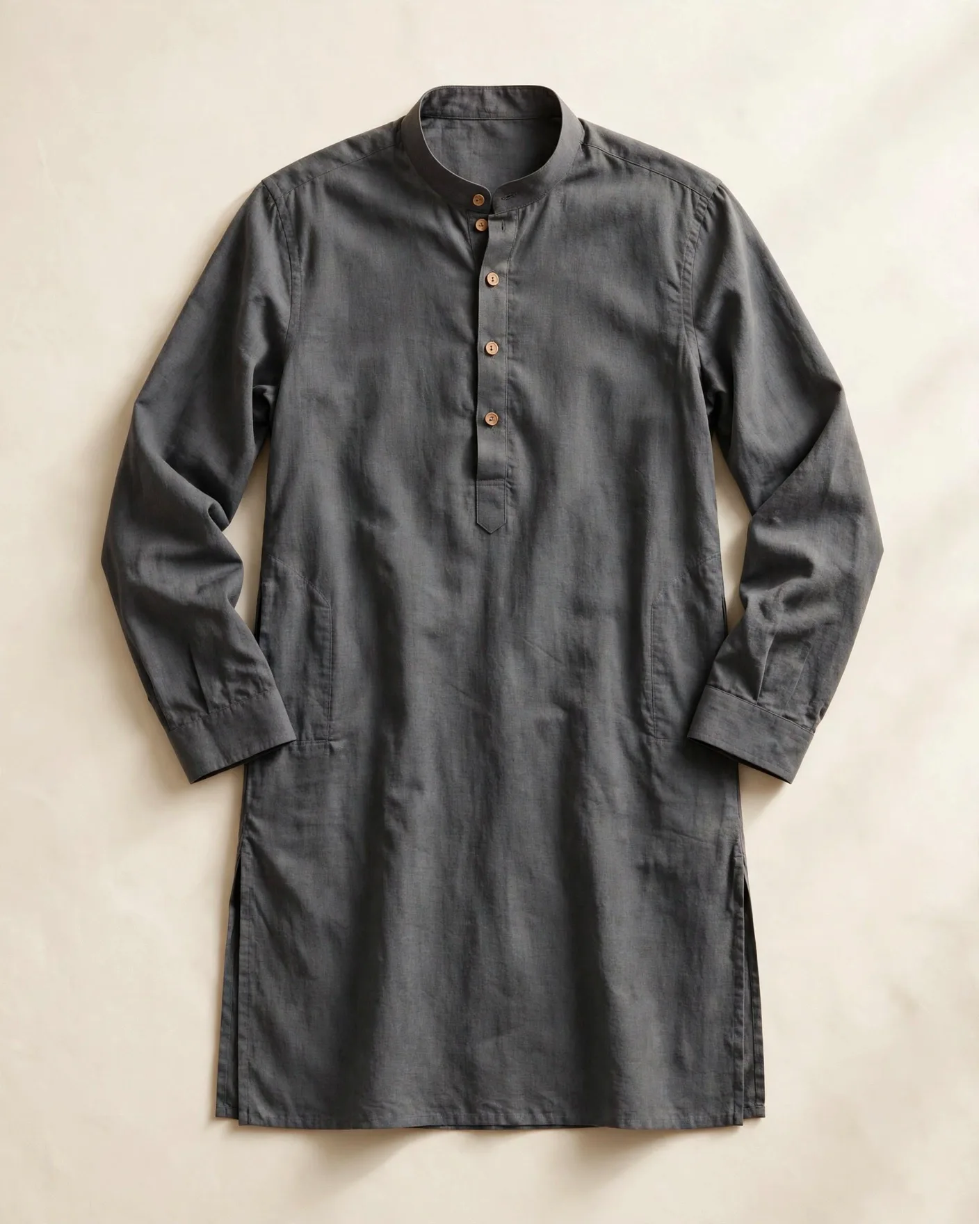 Charcoal Classic Kurta