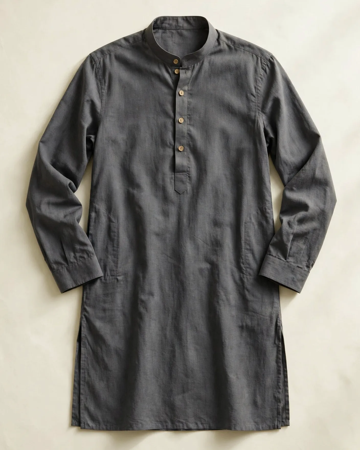 Charcoal Classic Kurta