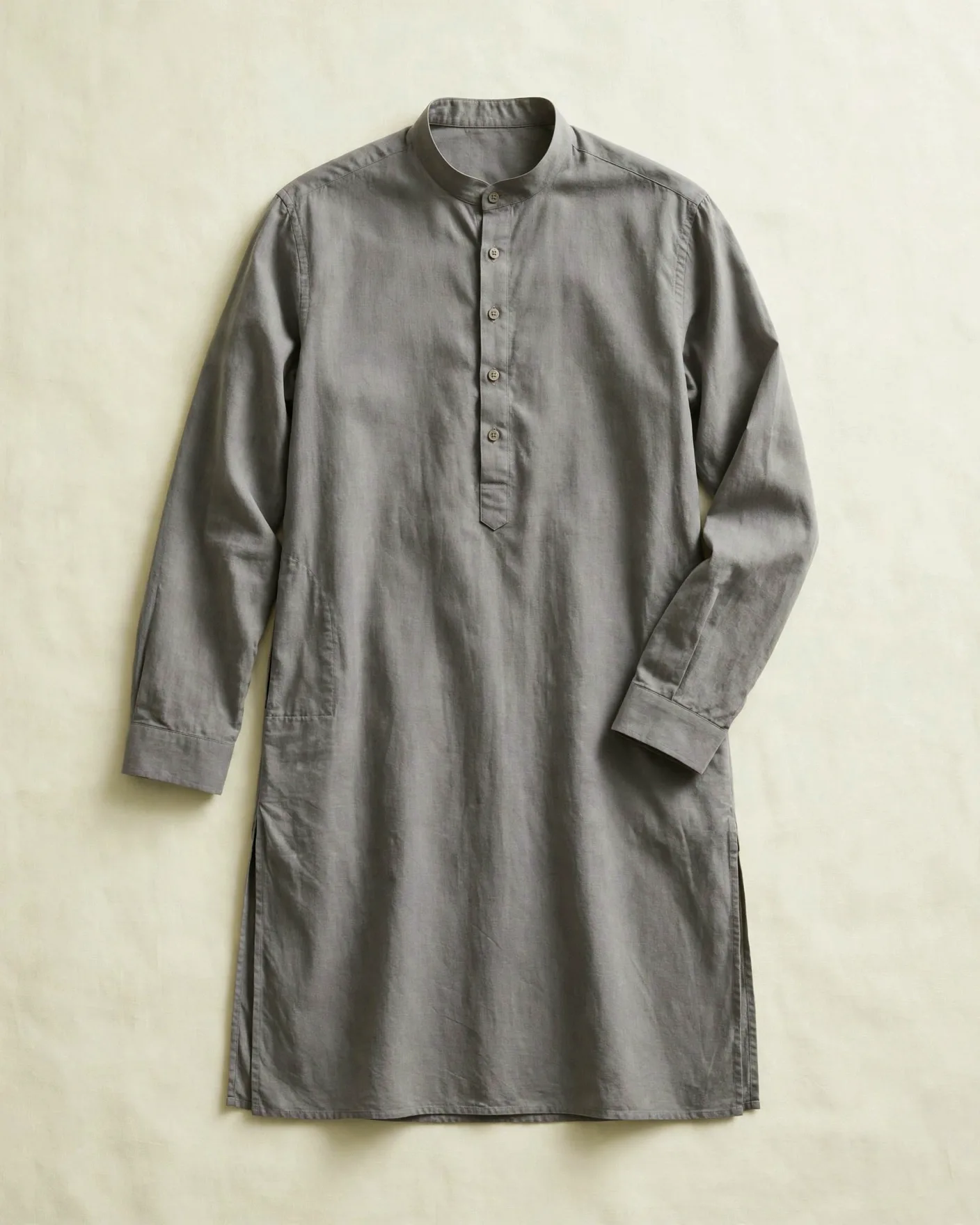 Grey Classic Kurta