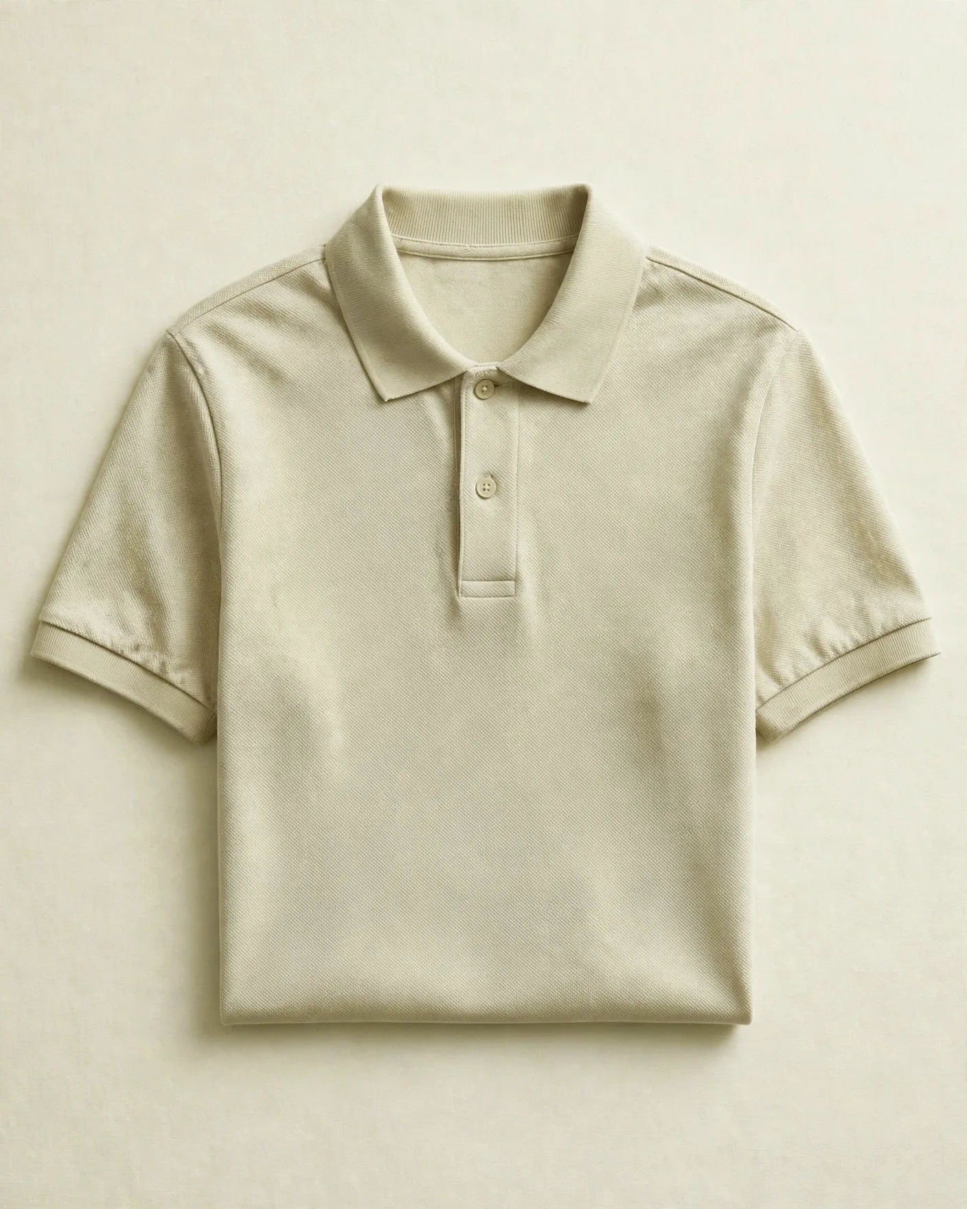 Beige Signature Polo