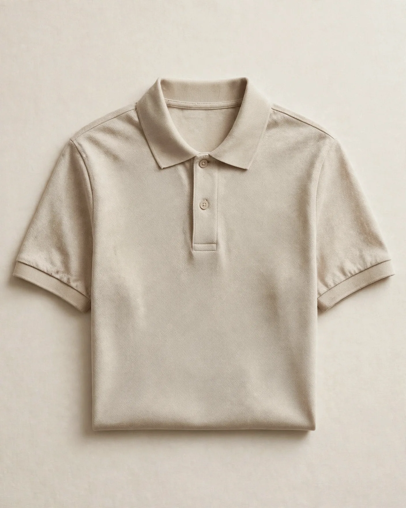 Beige Signature Polo