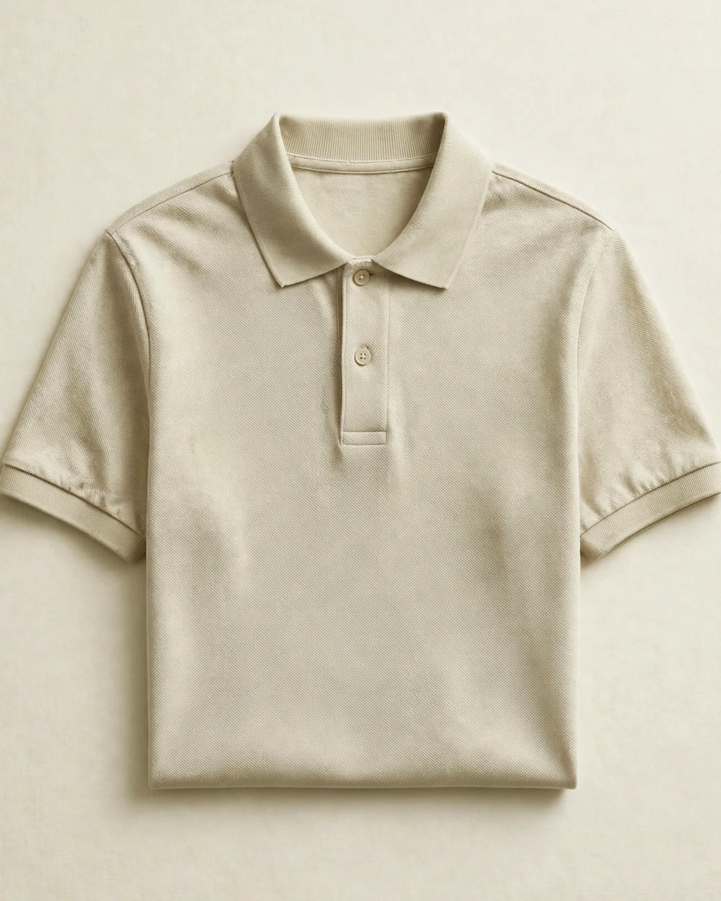 Beige Signature Polo