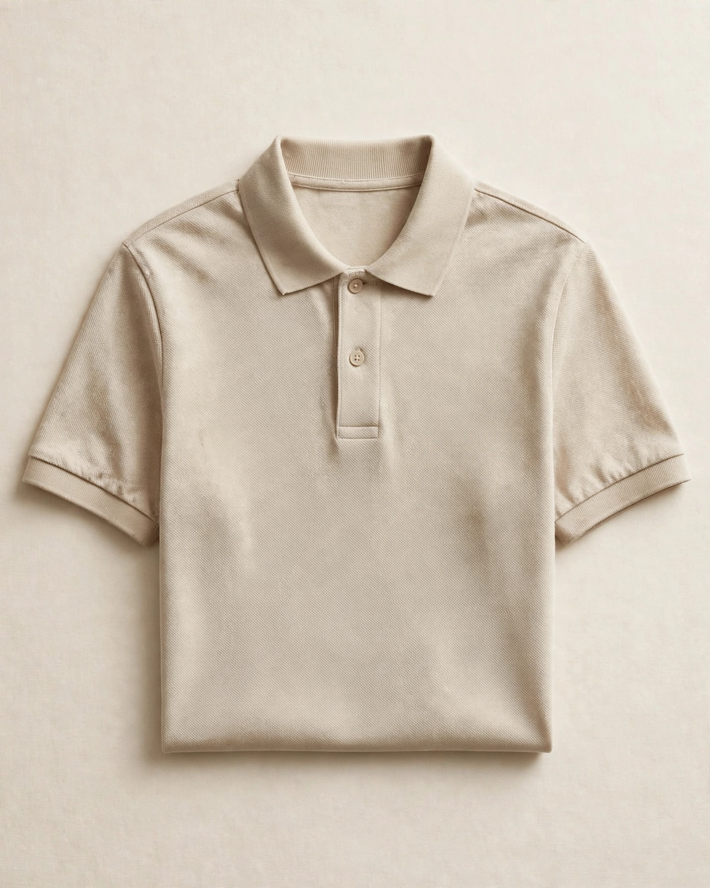 Beige Signature Polo