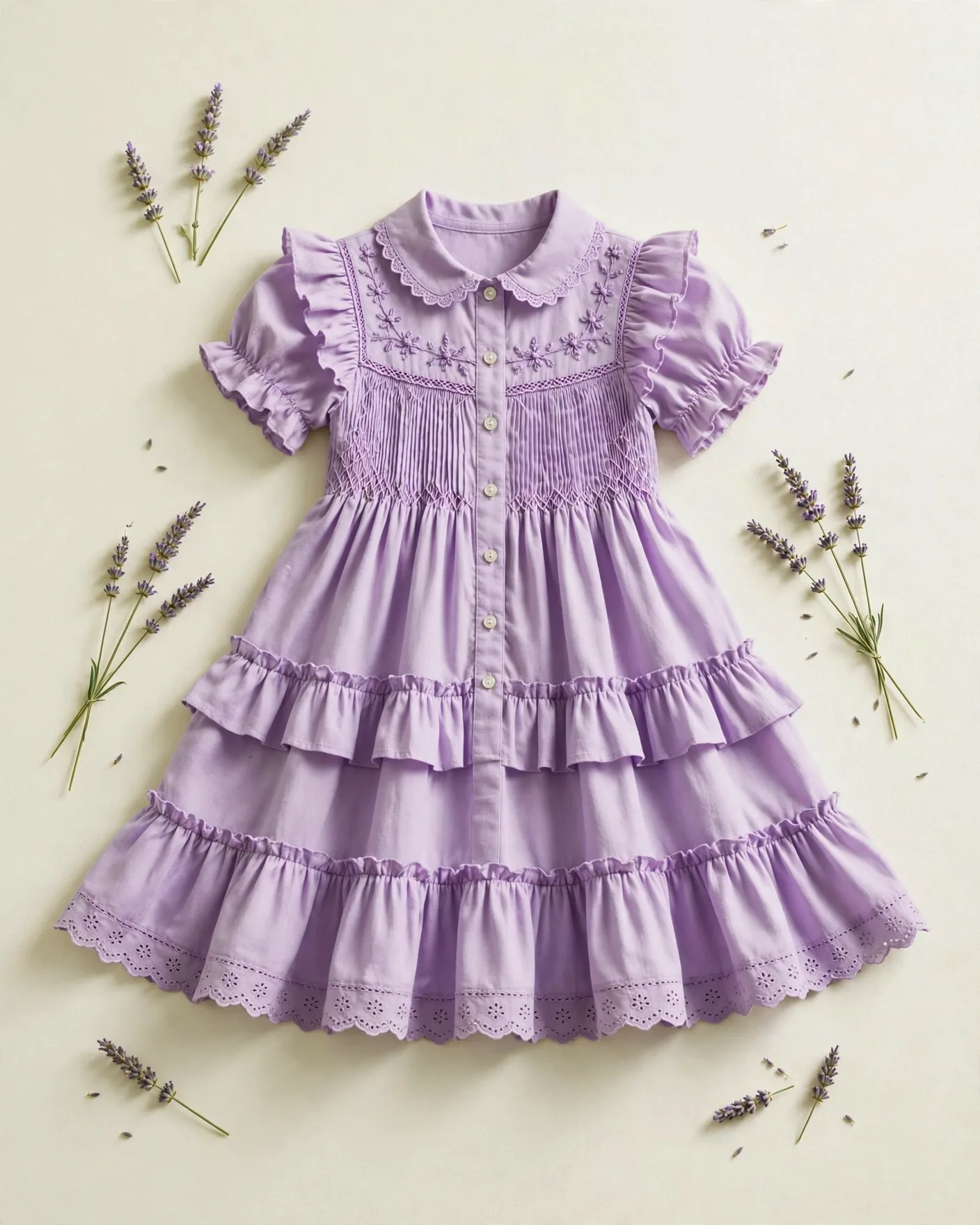 Lavender Girls' Dress
