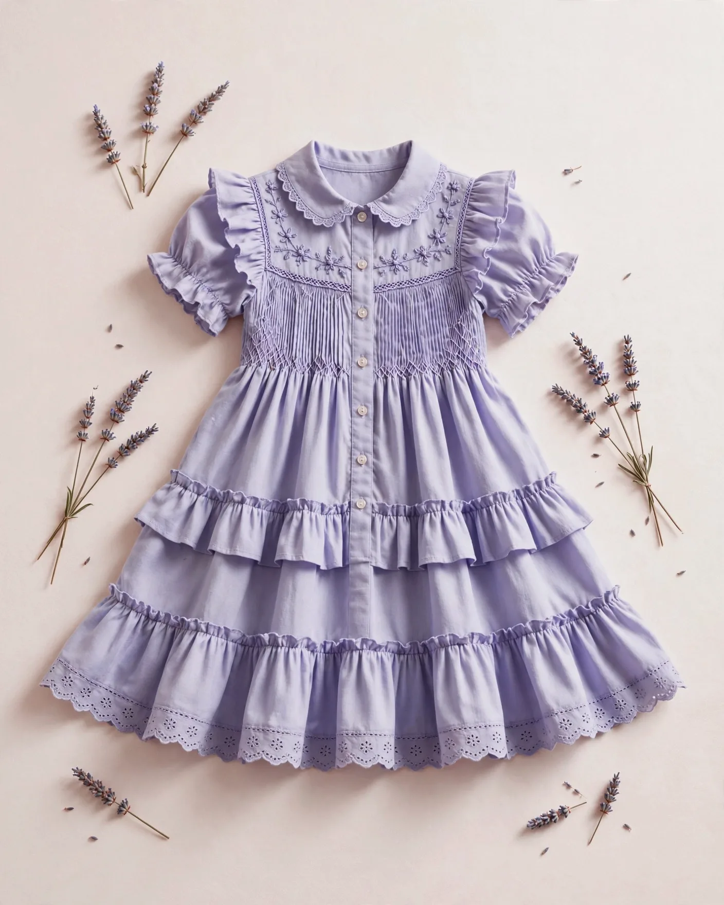 Lavender Girls' Dress