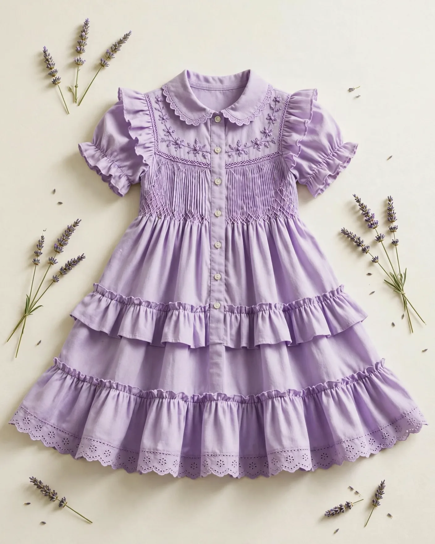 Lavender Girls' Dress